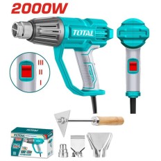 PISTOLA TERMOSOFFIATORI VOLT 230 WATT 2000 CON ACCESSORI TOTAL