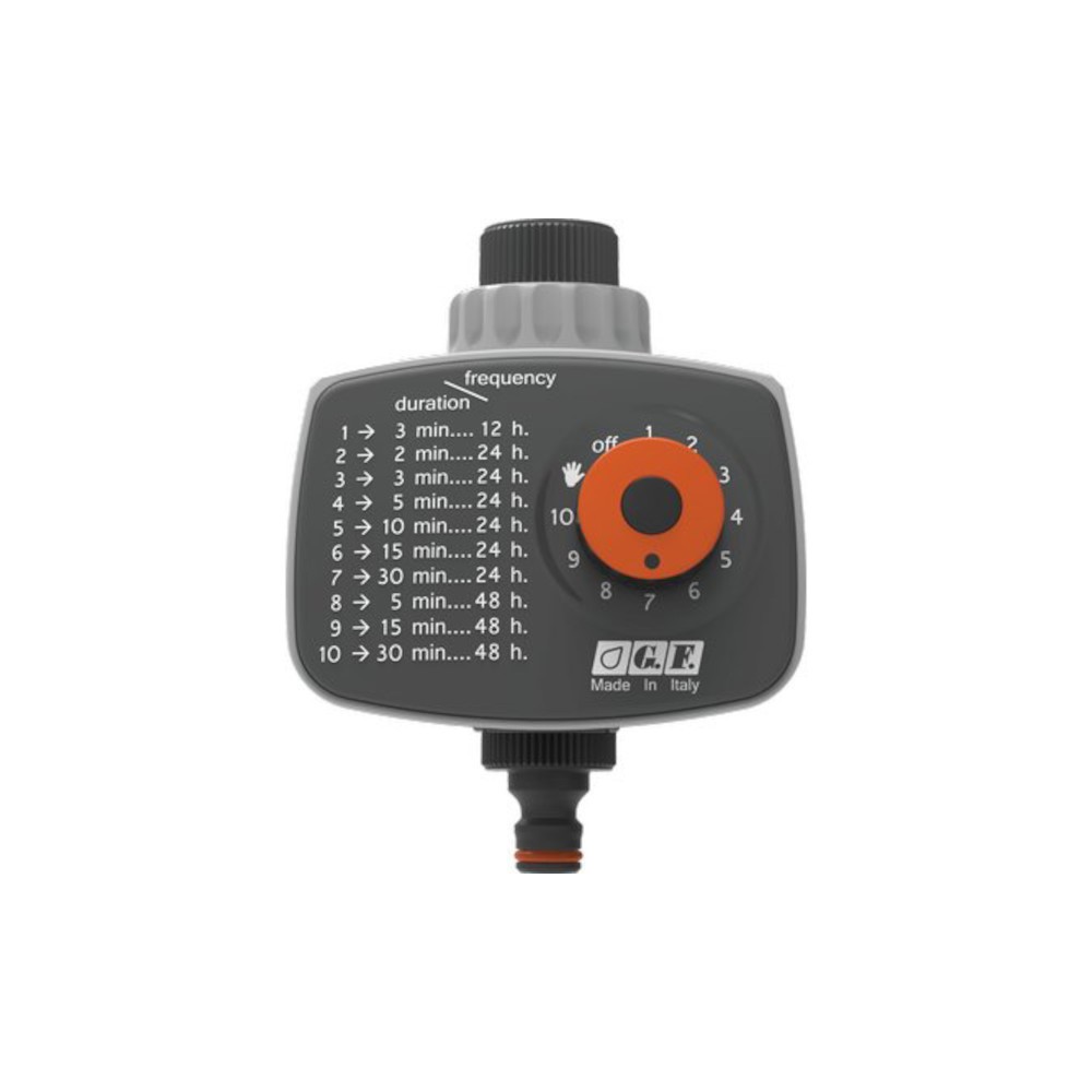 CENTRALINA IRRIGAZIONE GF10 INNESTO RAPIDO 3/4 F 1 PILA TRANSISTOR VOLT 9 CENTRALINA IRRIGAZIONE GF10 INNESTO RAPIDO 3/4 F 1 PILA TRANSISTOR VOLT 9