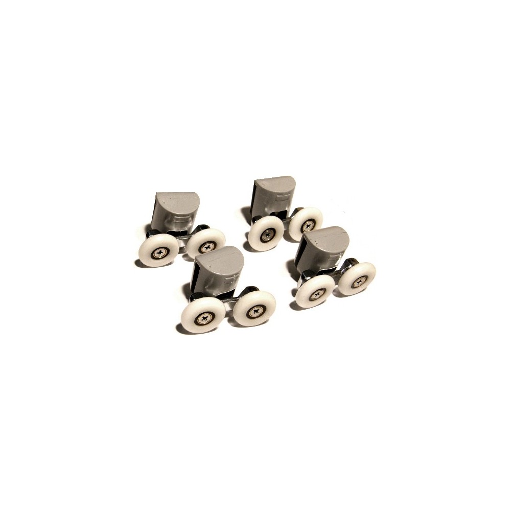 ROTELLE SET 8 PEZZI X BOX DOCCIA IN CRISTALLO SCORREVOLE ROTELLE SET 8 PEZZI X BOX DOCCIA IN CRISTALLO SCORREVOLE