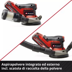 LEVIGATRICE ORBITALE BATTERIA TP-RS 18/32 LI SOLO MACCHINA VOLT 18 X-CHANGE EINHELL