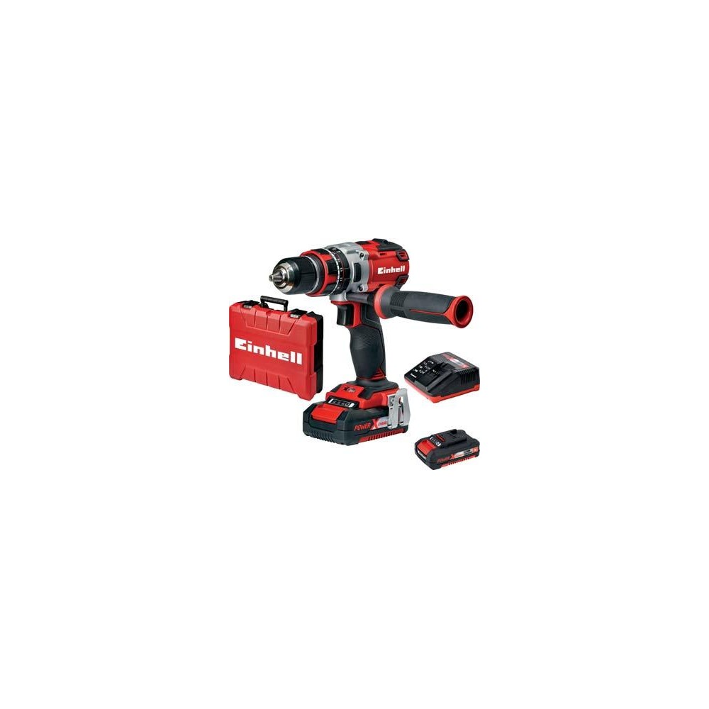 TRAPANO AVVITATORE PERCUSSIONE BATTERIA TE-CD18-LI-I 18V AH 2 X-CHANGE + VALIGIAEINHELL TRAPANO AVVITATORE PERCUSSIONE BATTERIA TE-CD18-LI-I 18V AH 2 X-CHANGE + VALIGIAEINHELL