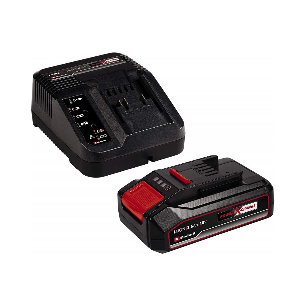 KIT ENERGIA LITIO X-CHANGE 18 VOLT 1 BATTERIA AH 2,5 + CARICABATTERIA EINHELL KIT ENERGIA LITIO X-CHANGE 18 VOLT 1 BATTERIA AH 2,5 + CARICABATTERIA EINHELL