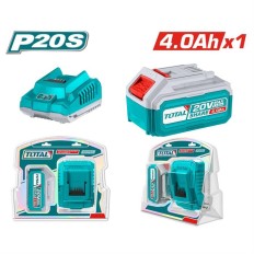 CARICABATTERIE RAPIDO 20V CON PACK BATTERIA 4 AH TOTAL