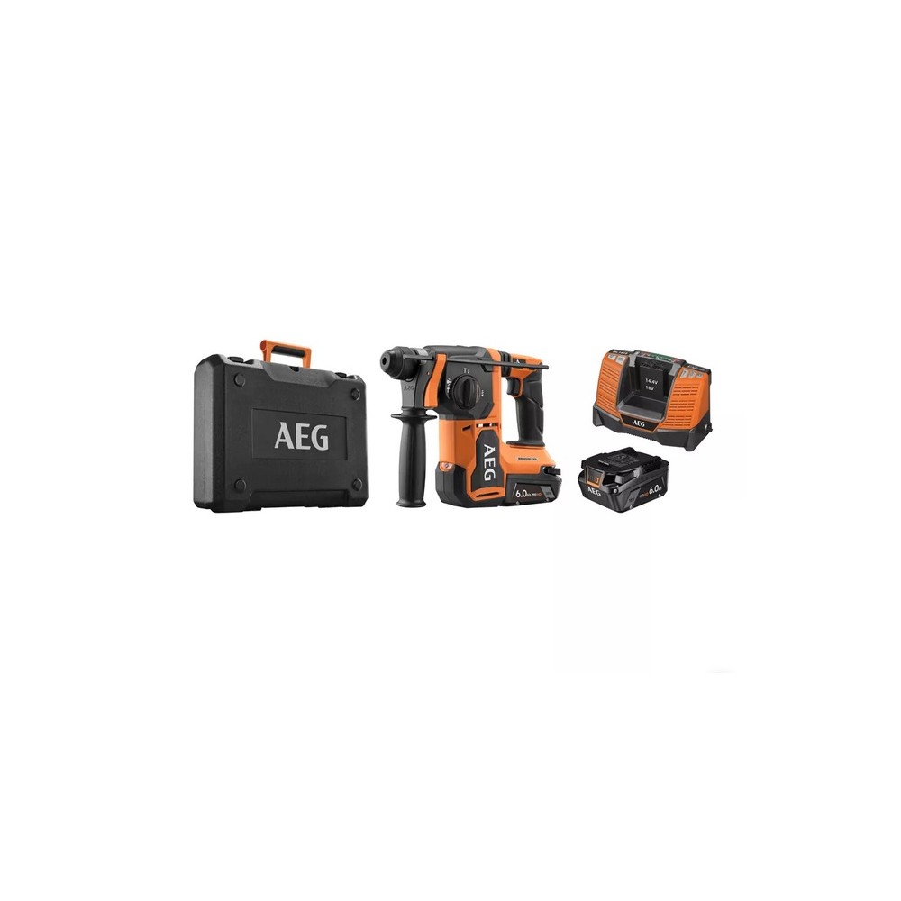 MARTELLO TASSELLATORE BATTERIA BBH 18BL2 + VALIGIA AEG MARTELLO TASSELLATORE BATTERIA BBH 18BL2 + VALIGIA AEG