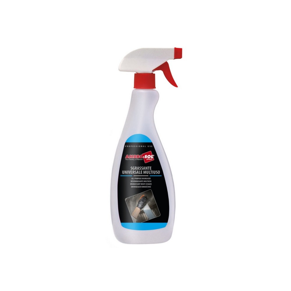 SGRASSANTE UNIVERSALE SPRAY MULTIUSO 750 ML AMBRO-SOL SGRASSANTE UNIVERSALE SPRAY MULTIUSO 750 ML AMBRO-SOL