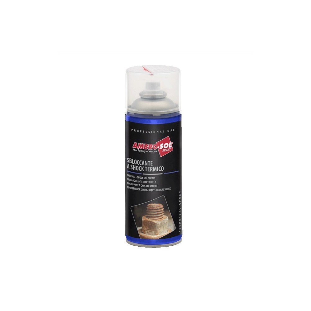 SBLOCCANTE BOMBOLETTA SPRAY SHOCK TERMICO ML 400 AMBRO-SOL SBLOCCANTE BOMBOLETTA SPRAY SHOCK TERMICO ML 400 AMBRO-SOL