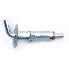 TASSELLO LEGGERO METALLO CON GANCIO CORTO CONFEZIONE 10 PEZZI MM  9 Ø X 40