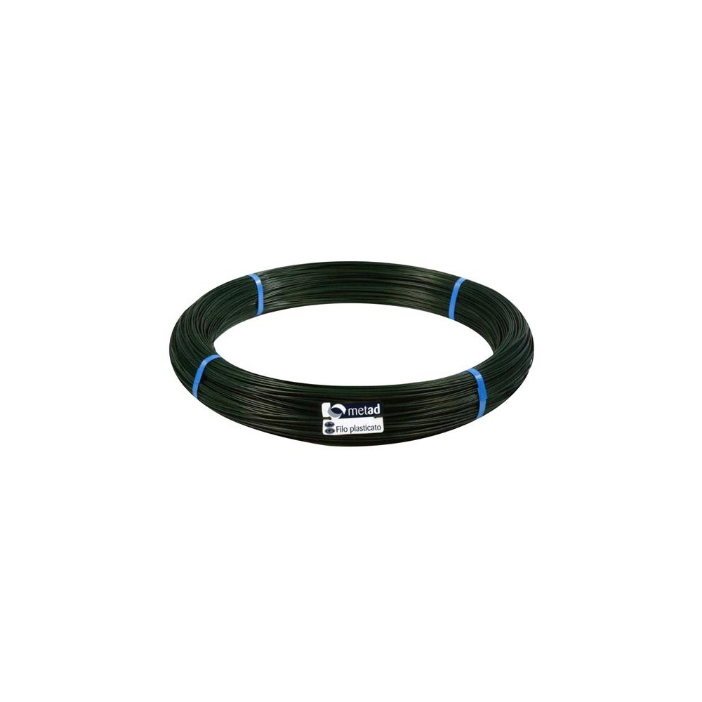 FILO FERRO PLASTIFICATO Ø 3,3 MM MATASSINA 100 MT FILO FERRO PLASTIFICATO Ø 3,3 MM MATASSINA 100 MT