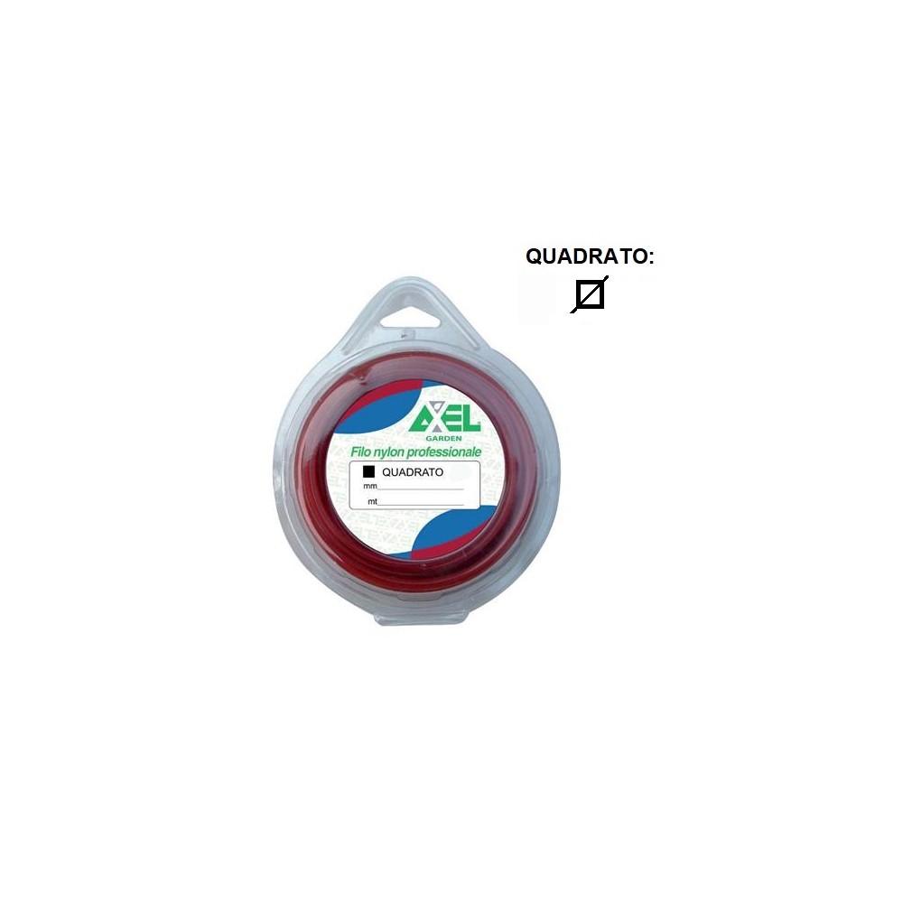 FILO DECESPUGLIATORE QUADRATO CORALLO FILO DECESPUGLIATORE QUADRATO CORALLO
