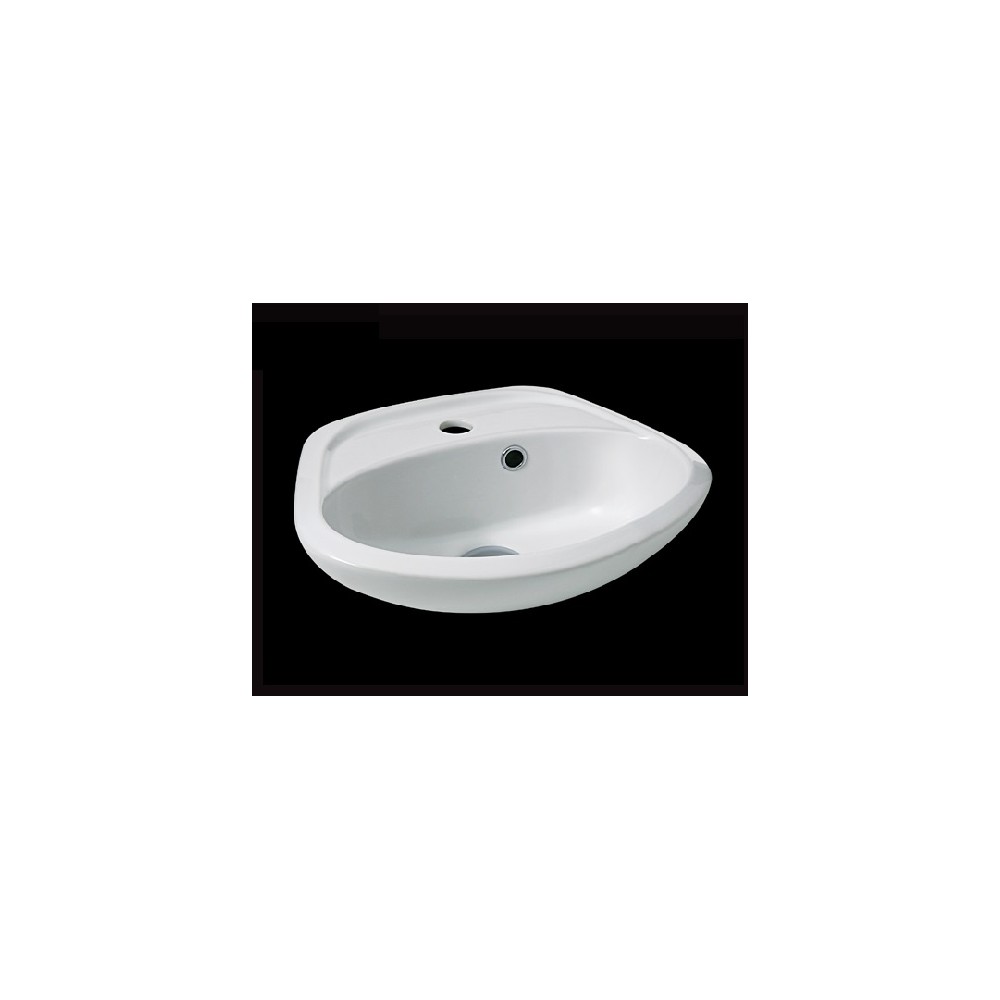 LAVABO BIANCO IN CERAMICA CM 45X35 LAVABO BIANCO IN CERAMICA CM 45X35
