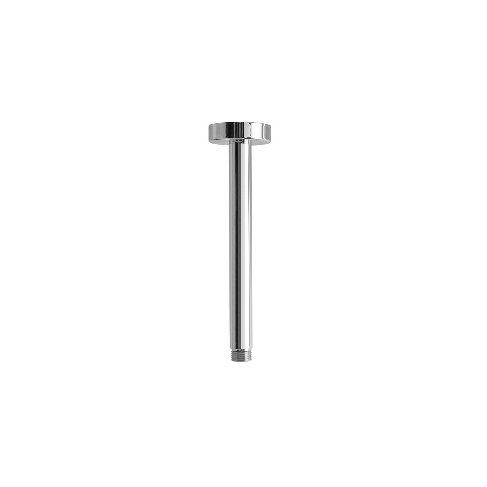 BRACCIO DOCCIA TONDO PLUTO A SOFFITTO IN OTTONE CROMATO DAMAST BRACCIO DOCCIA TONDO PLUTO A SOFFITTO IN OTTONE CROMATO DAMAST