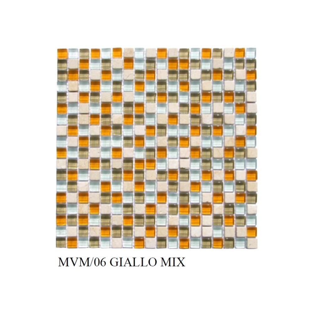MOSAICO MIX MVM/02 GIALLO MIX CM 30X30 MOSAICO MIX MVM/02 GIALLO MIX CM 30X30