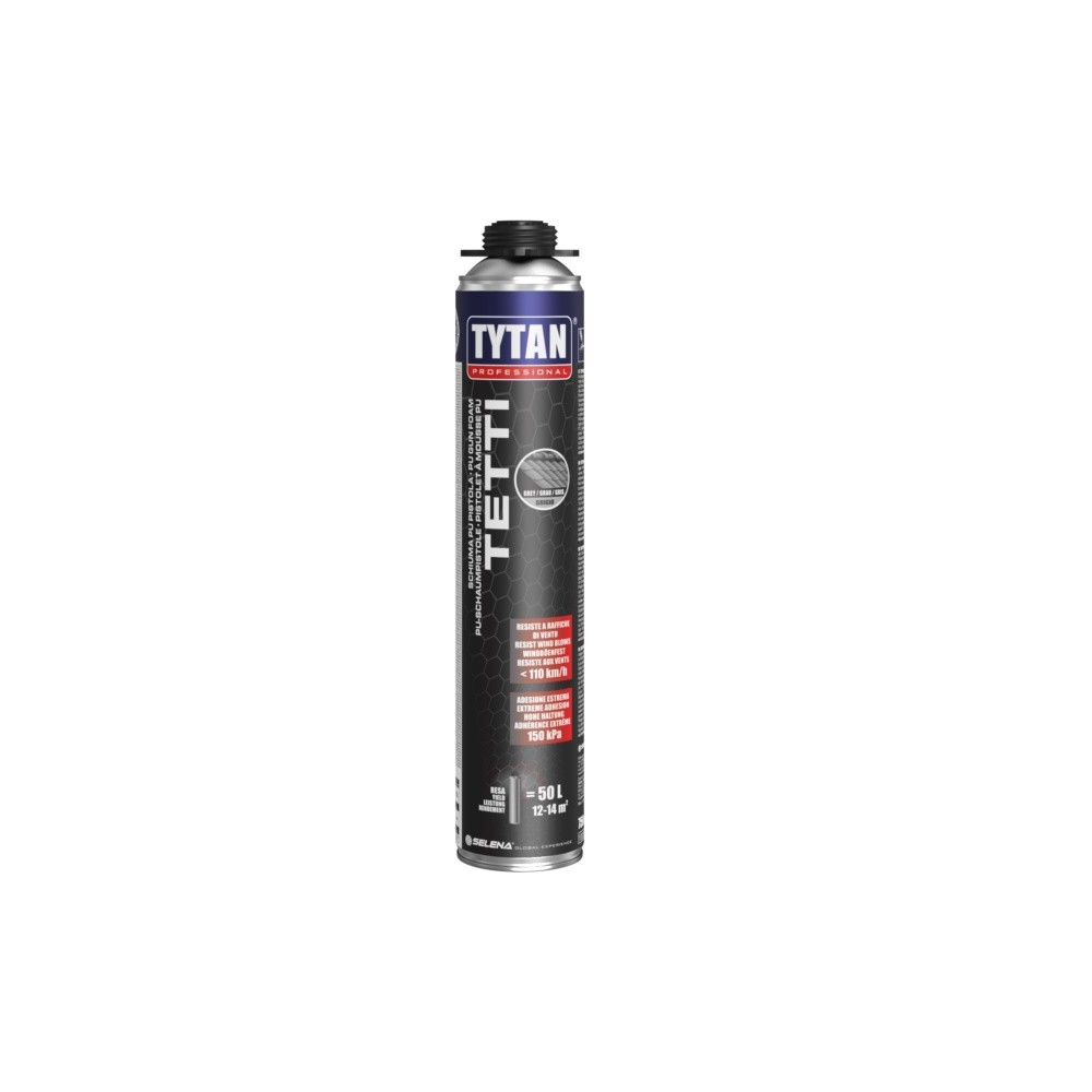 SCHIUMA POLIURETANICA TEGOLE E COPPI X PISTOLA DA ML 750 TYTAN SCHIUMA POLIURETANICA TEGOLE E COPPI X PISTOLA DA ML 750 TYTAN