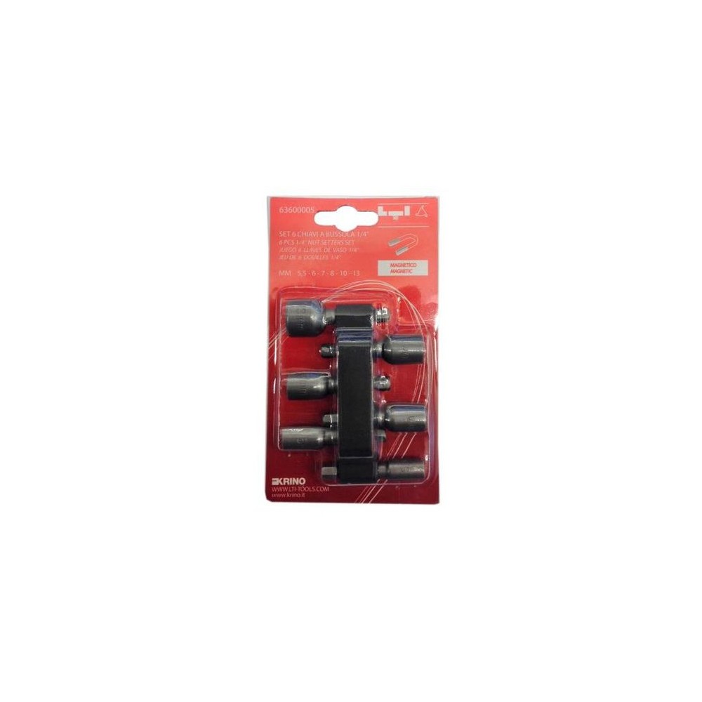 ASSORTIMENTO CHIAVI BUSSOLA MAGNETICHE SET PEZZI 6 LTI ASSORTIMENTO CHIAVI BUSSOLA MAGNETICHE SET PEZZI 6 LTI