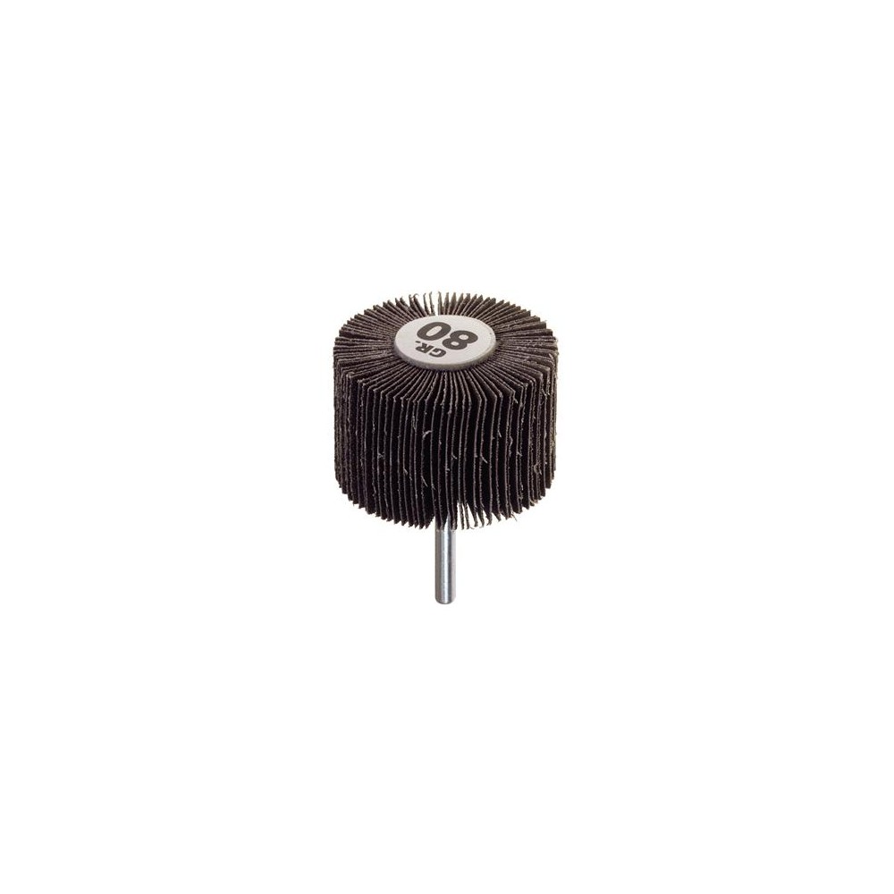 SPAZZOLA RUOTA ABRASIVA GRANA 80 GAMBO Ø 6 MM PG PROFESSIONAL SPAZZOLA RUOTA ABRASIVA GRANA 80 GAMBO Ø 6 MM PG PROFESSIONAL