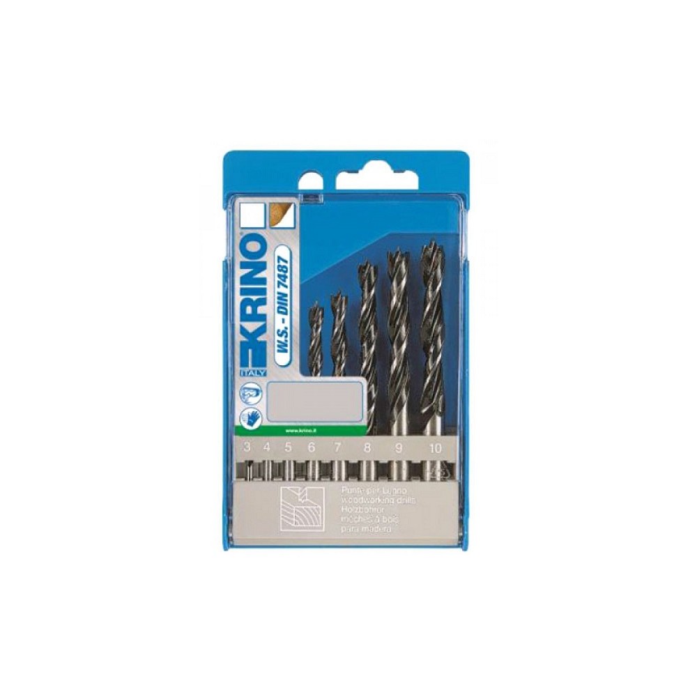 ASSORTIMENTO PUNTE LEGNO PEZZI 8 DA Ø MM 3 A MM 10 KRINO ASSORTIMENTO PUNTE LEGNO PEZZI 8 DA Ø MM 3 A MM 10 KRINO