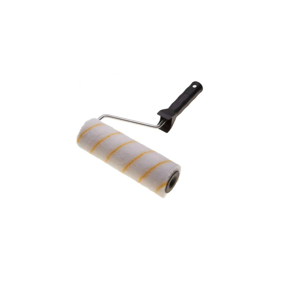 RULLO NYLON BIANCO A RIGHE GIALLE CM 20 Ø 58 MM RULLO NYLON BIANCO A RIGHE GIALLE CM 20 Ø 58 MM