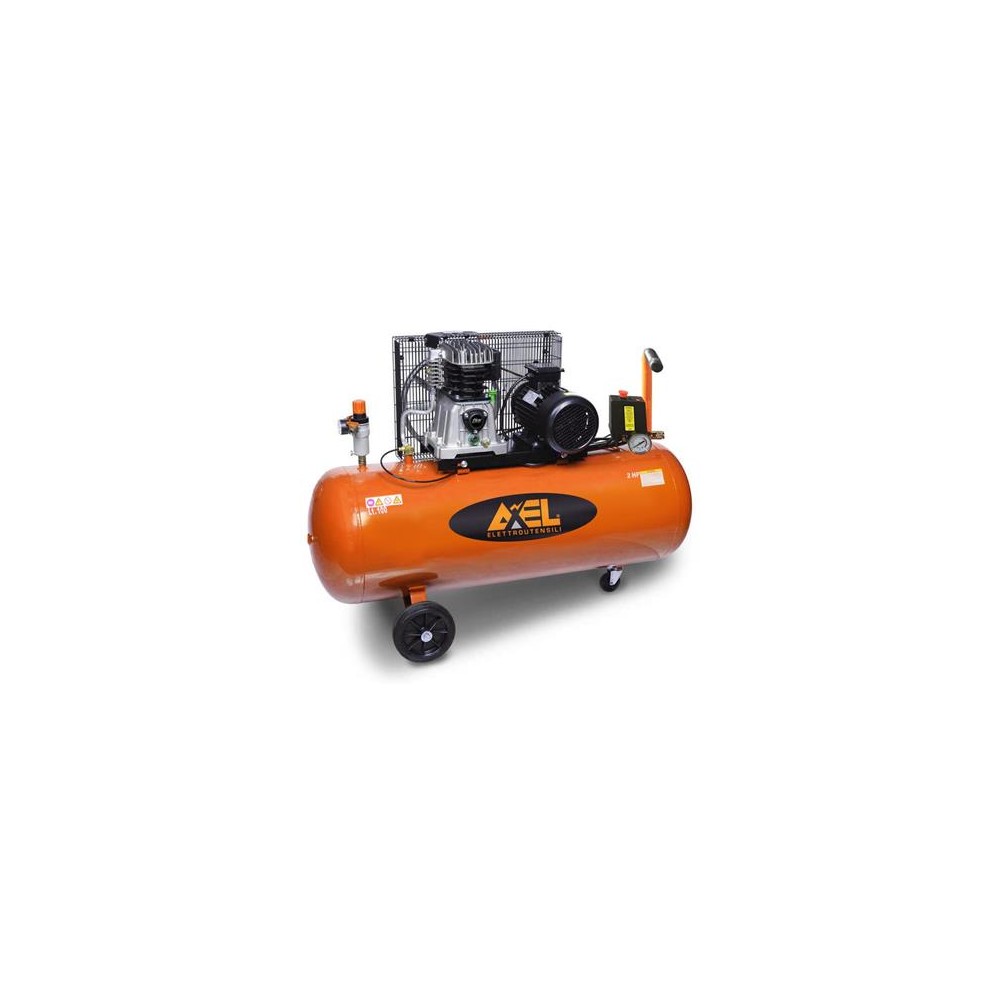 COMPRESSORE AXEL LITRI 100 HP.2 CON CINGHIA COMPRESSORE AXEL LITRI 100 HP.2 CON CINGHIA