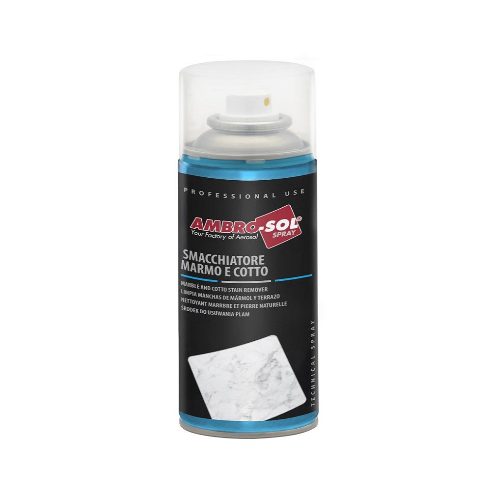 SMACCHIATORE MARMO COTTO BOMBOLETTA SPRAY 200 ML AMBRO-SOL SMACCHIATORE MARMO COTTO BOMBOLETTA SPRAY 200 ML AMBRO-SOL