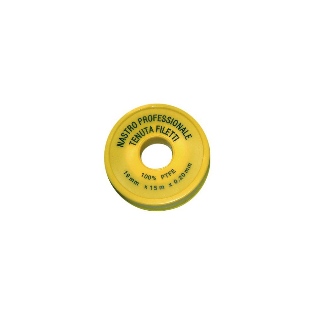 NASTRO TEFLON PROFESSIONALE MM 19 X MT 15 NASTRO TEFLON PROFESSIONALE MM 19 X MT 15