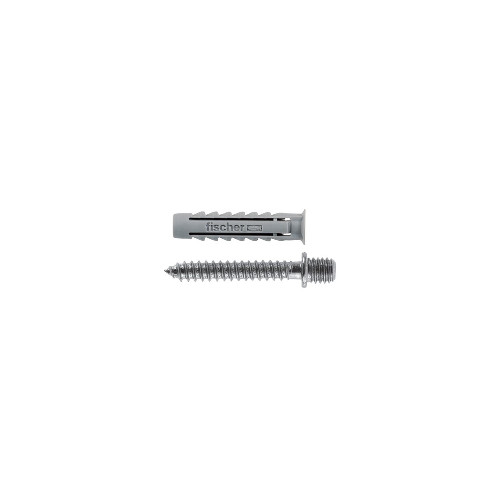 TASSELLO FISSAGGIO CON VITE PER COLLARI CONFEZIONE 10 PEZZI Ø 6 MM TASSELLO FISSAGGIO CON VITE PER COLLARI CONFEZIONE 10 PEZZI Ø 6 MM