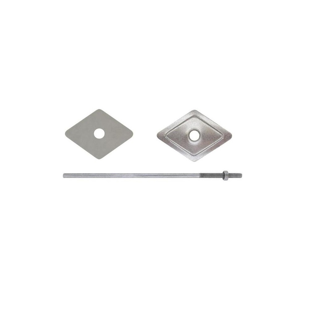BARRETTE ZINCATE COMPLETE MM 6 Ø X 200 CONFEZIONE 10 PEZZI BARRETTE ZINCATE COMPLETE MM 6 Ø X 200 CONFEZIONE 10 PEZZI