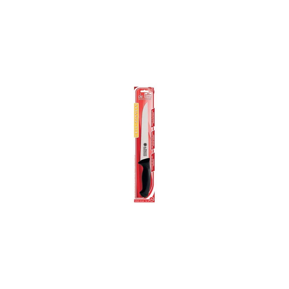 COLTELLO ARROSTO PROFESSIONALE MANICO PLT ACCIAIO INOX CM 20DE LUCA COLTELLO ARROSTO PROFESSIONALE MANICO PLT ACCIAIO INOX CM 20DE LUCA