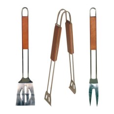 ACCESSORI BARBECUE MANICO LEGNO