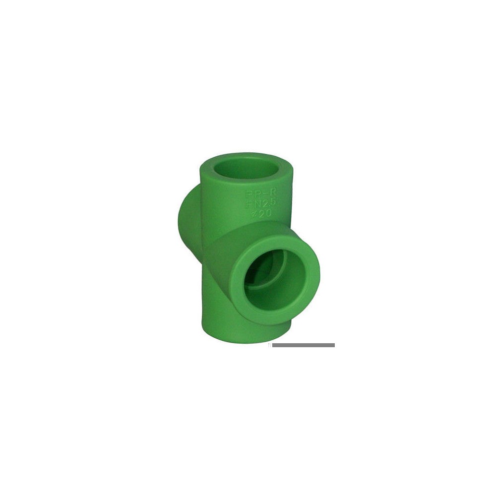 RACCORDO POLIPROPILENE CROCE 4 LATI FEMMINA Ø 20 MM RACCORDO POLIPROPILENE CROCE 4 LATI FEMMINA Ø 20 MM