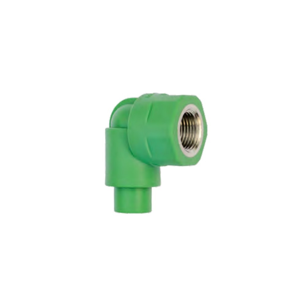 RACCORDO POLIPROPILENE GOMITO FEMMINA MASCHIO Ø 1/2 X 20 MM