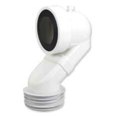 CURVA SCARICO WC TRASLATURA INCLINATA Ø 90X90/110