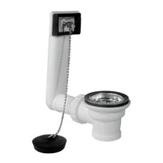 PILETTA PVC LAVELLO CON TROPPO PIENO Ø 11/2