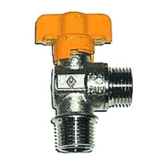 RUBINETTO GAS SQUADRO SFERA FILETTATO MASCHIO MASCHIO Ø 1/2