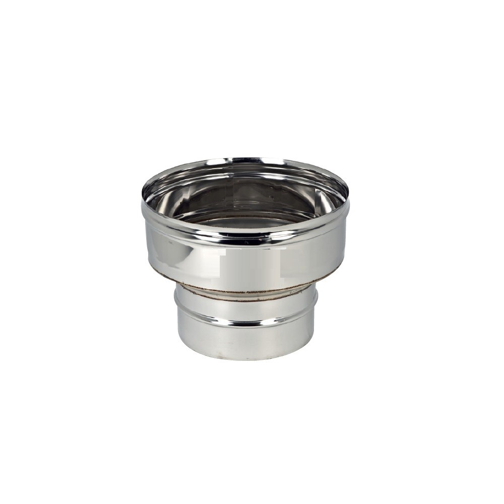 AUMENTO ACCIAIO INOX 5/10 MONOPARETE AISI 304 SILVER AUMENTO ACCIAIO INOX 5/10 MONOPARETE AISI 304 SILVER