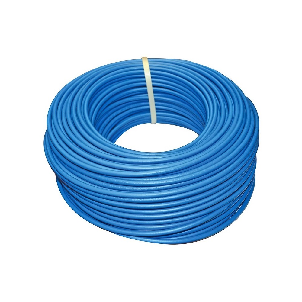 CAVO BLU FILI 2 X Ø 1,5 MM N1VVK ROTOLO MT 100 CAVO BLU FILI 2 X Ø 1,5 MM N1VVK ROTOLO MT 100