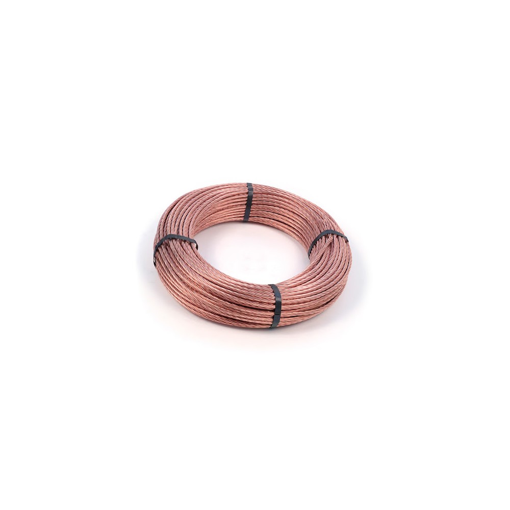FILO RAME NUDO A TRECCIA DA Ø 25 MMQ ROTOLO MT 25 FILO RAME NUDO A TRECCIA DA Ø 25 MMQ ROTOLO MT 25
