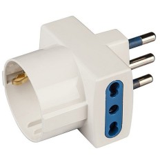 TRIPLA BIVALENTE SCHUKO AMPERE 250V