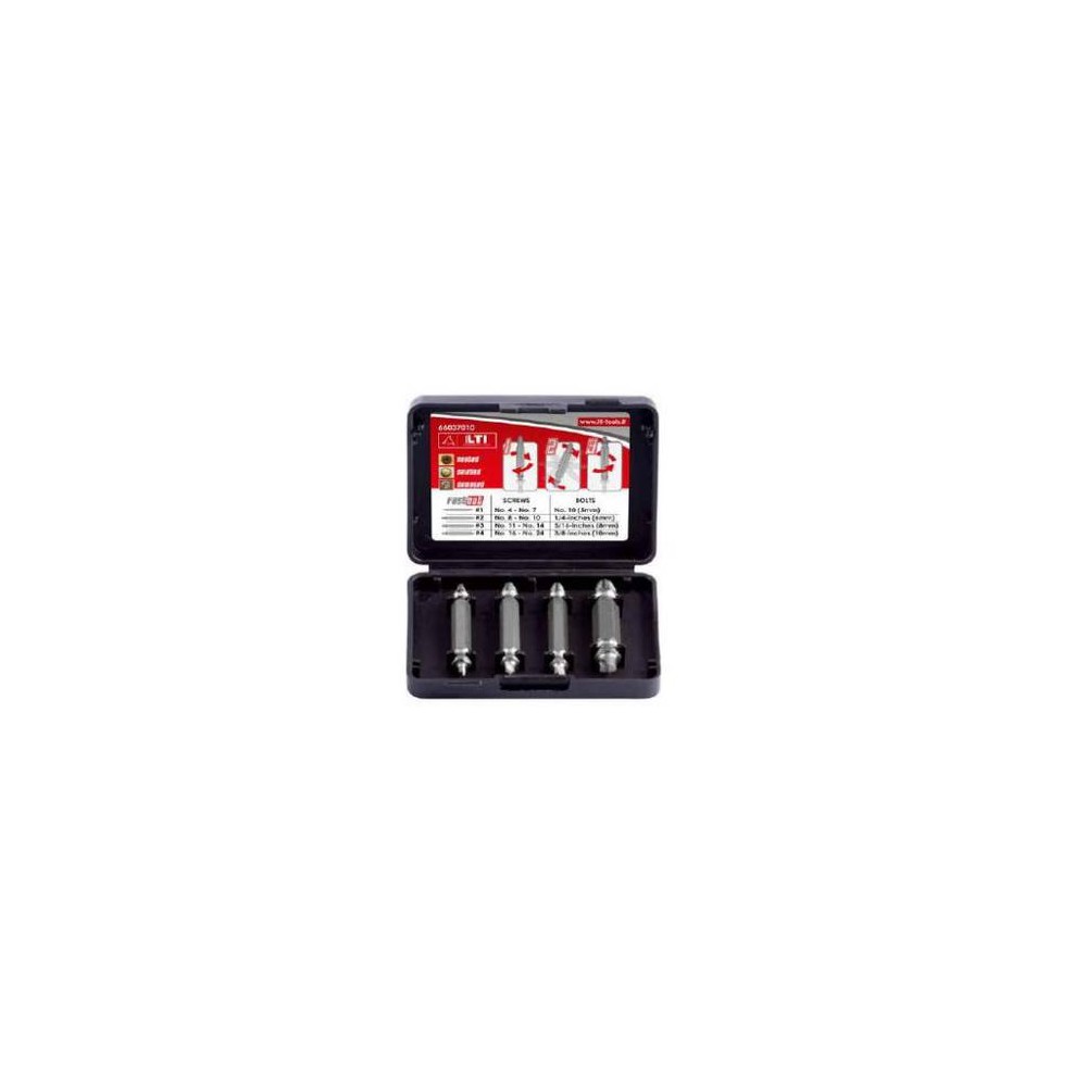 SET ESTRATTORI PER VITI PEZZI 4 LTI SET ESTRATTORI PER VITI PEZZI 4 LTI