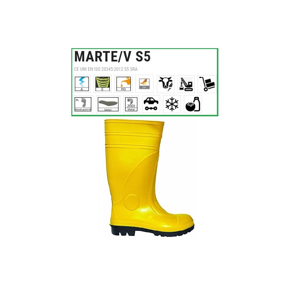 STIVALI GOMMA ANTINFORTUNISTICA MARTE STIVALI GOMMA ANTINFORTUNISTICA MARTE