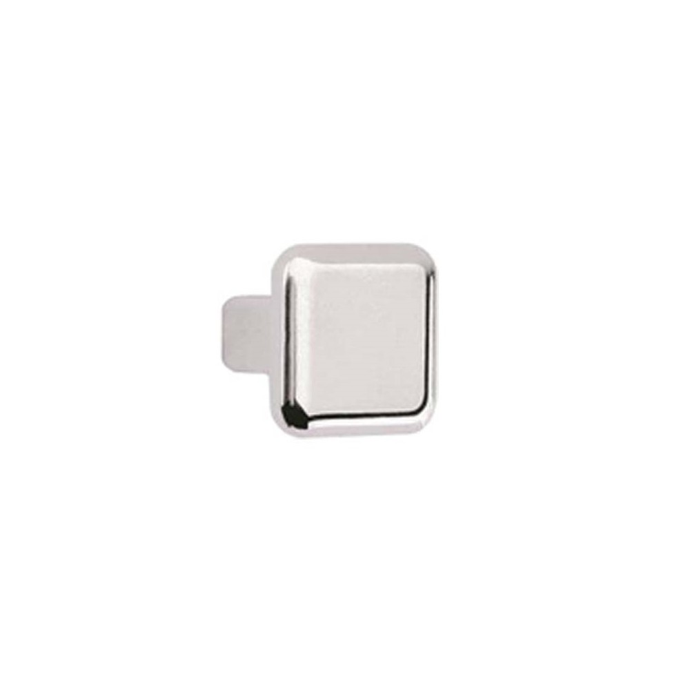 POMOLO ZAMA METALSTYLE CROMO LUCIDO MM 20X20 POMOLO ZAMA METALSTYLE CROMO LUCIDO MM 20X20