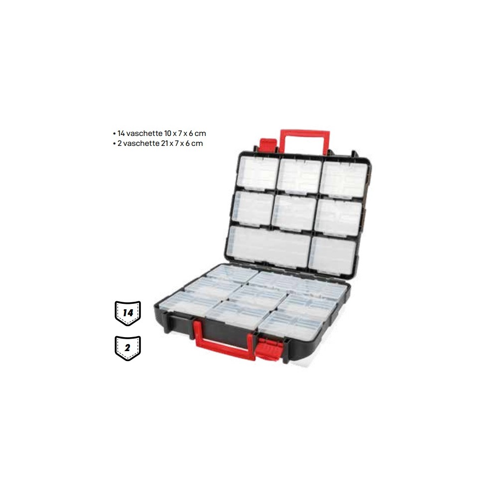 CASSETTA DOPPIA X MINUTERRIA MM 310X350X135 LTI CASSETTA DOPPIA X MINUTERRIA MM 310X350X135 LTI