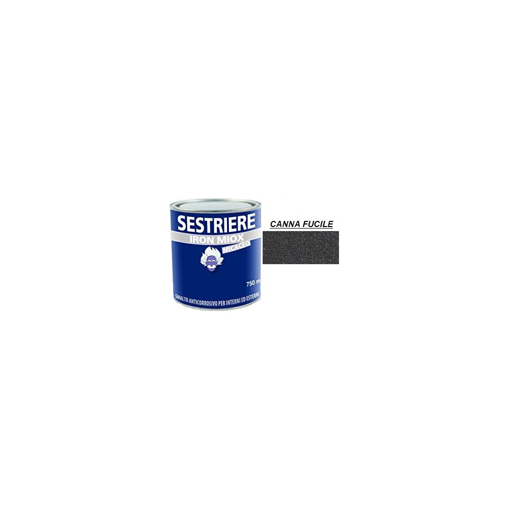 SMALTO MICACEO IRON MIOX CANNA FUCILE 2192 SESTRIERE SMALTO MICACEO IRON MIOX CANNA FUCILE 2192 SESTRIERE