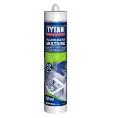 SILICONE ACETICO UNIVERSALE ANTIMUFFA MULTIUSO 280 ML  TYTAN