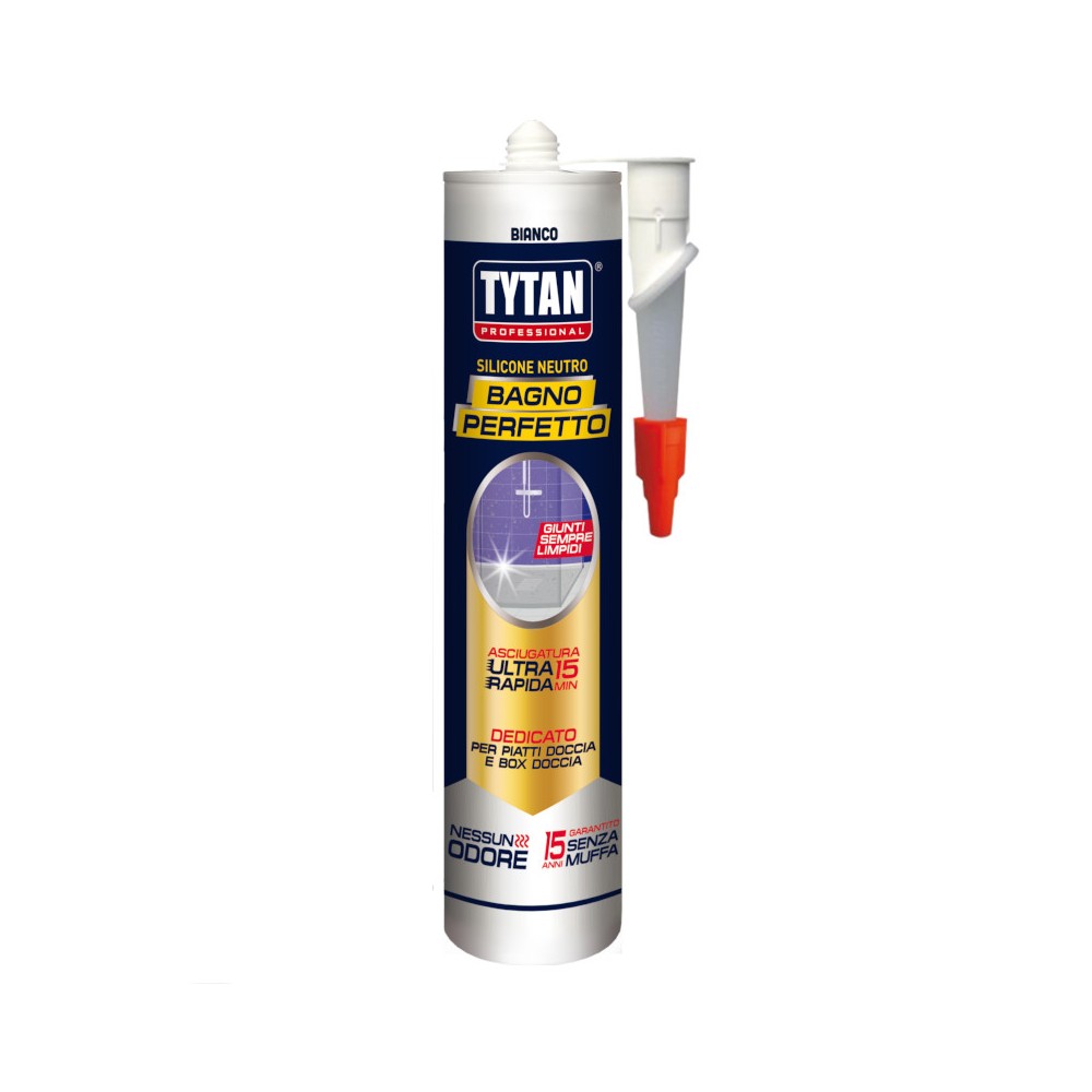 SILICONE NEUTRO BAGNO PERFETTO ANTIMUFFA 280 ML  TYTAN