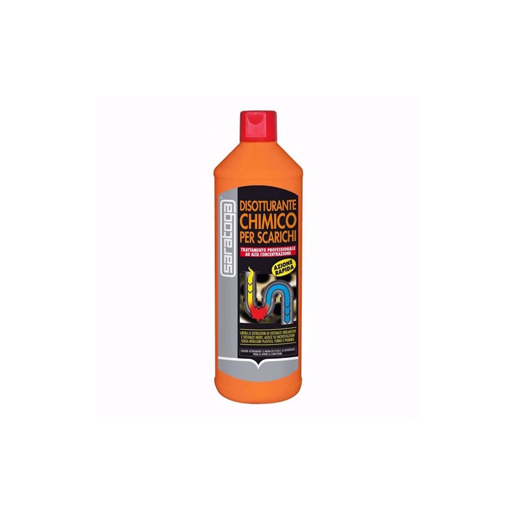 DISGORGANTE CHIMICO PER SCARICHI 1000 ML DISGORGANTE CHIMICO PER SCARICHI 1000 ML