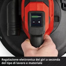 LEVIGATRICE MURI E SOFFITTI BATTERIA TC-DWS 18/225 SOLO MACCHINA VOLT 18 X-CHANGE EINHELL