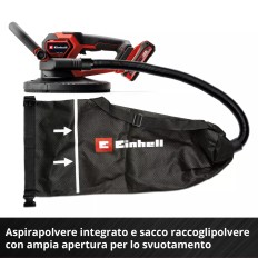 LEVIGATRICE MURI E SOFFITTI BATTERIA TC-DWS 18/225 SOLO MACCHINA VOLT 18 X-CHANGE EINHELL