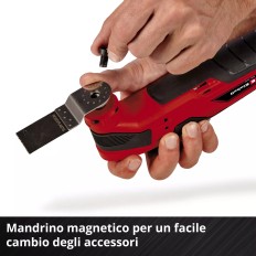 UTENSILI MULTIFUNZIONE A BATTERIA TC-MG 18 LI VOLT 18 SOLO CORPO MACCHINA VOLT 18 X-CHANGE EINHELL