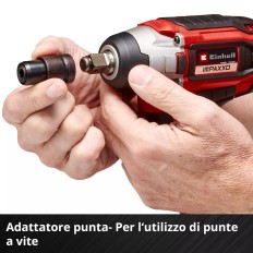 AVVITATORE IMPULSI BATTERIA IMPAXXO 18 VOLT 18X-CHANGEEINHELL
