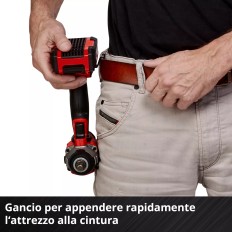 AVVITATORE IMPULSI BATTERIA IMPAXXO 18 VOLT 18X-CHANGEEINHELL